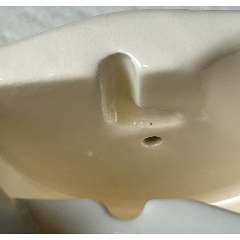 Vintage Ceramic 1940-1970's Sleeping Kitty Cat Tape Dispenser Made In Taiwan ROC - Picture 5 of 9